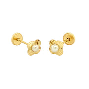 Gold Children's Earrings (GE-12928)
