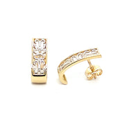 Gold Ladies Earrings (GE-13011)