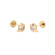 Gold Children's Earrings (GE-13401)
