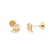Gold Children's Earrings (GE-13401)
