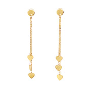 Gold Ladies Earrings (GE-13781)
