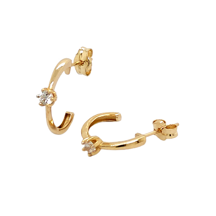 Gold Ladies Earrings (GE-13994)