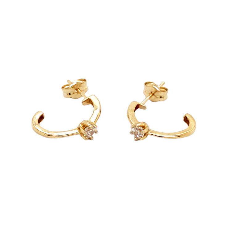 Gold Ladies Earrings (GE-13994)