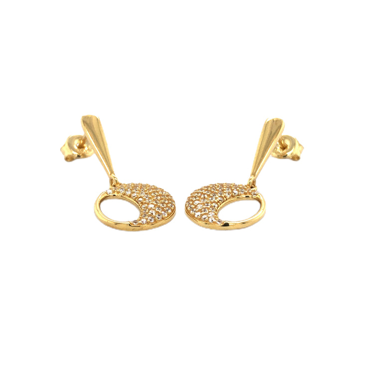 Gold Ladies Earrings (GE-14086)
