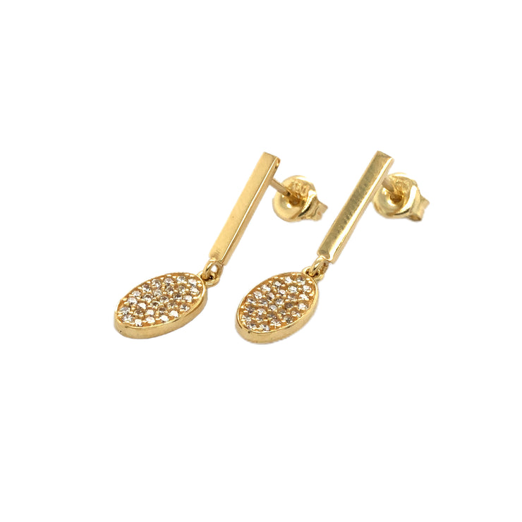 Gold Ladies Earrings (GE-14087)