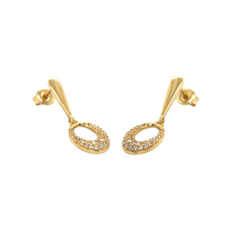 Gold Ladies Earrings (GE-14088)