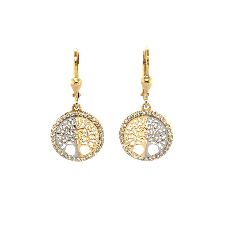Gold Ladies Earrings (GE-14098)