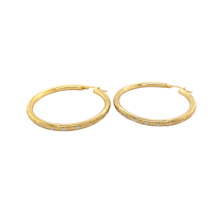 Gold Ladies Earrings (GE-14134)