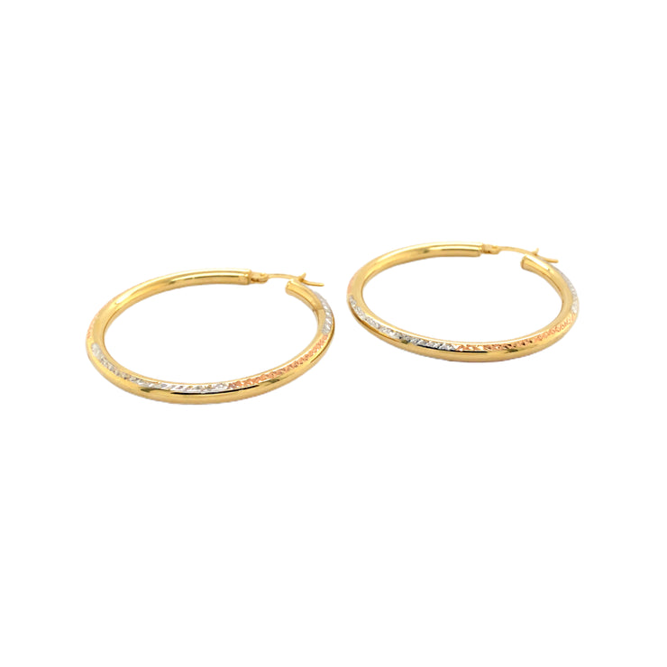 Gold Ladies Earrings (GE-14135)