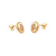 Gold Ladies Earrings (GE-14178)