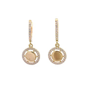 Gold Ladies Earrings (GE-14184)