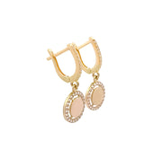 Gold Ladies Earrings (GE-14184)