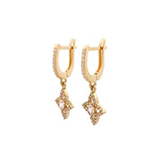 Gold Ladies Earrings (GE-14192)