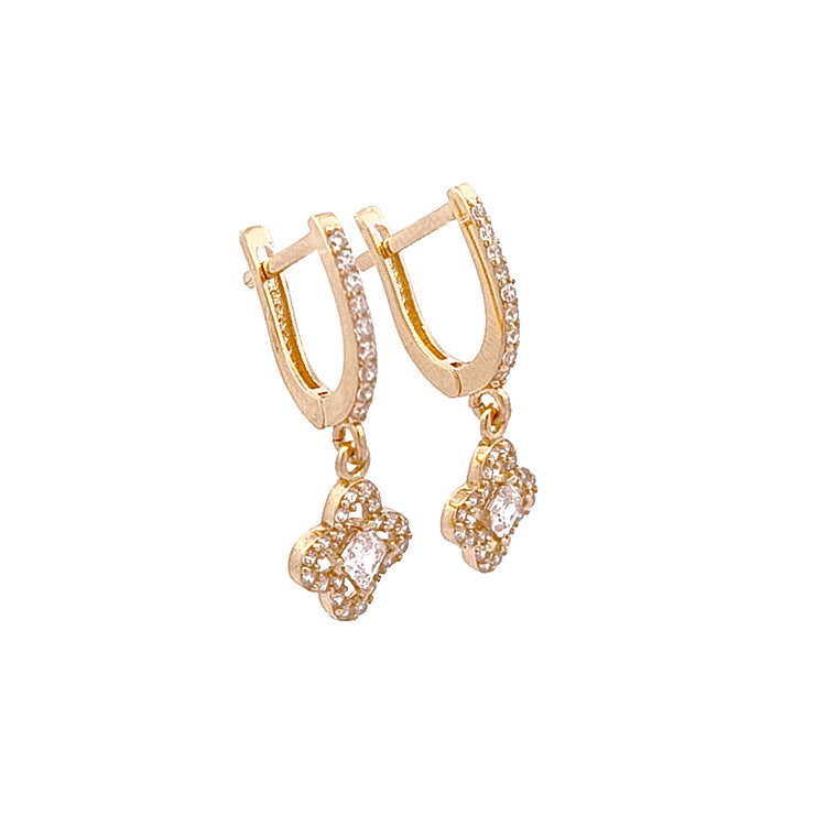 Gold Ladies Earrings (GE-14193)