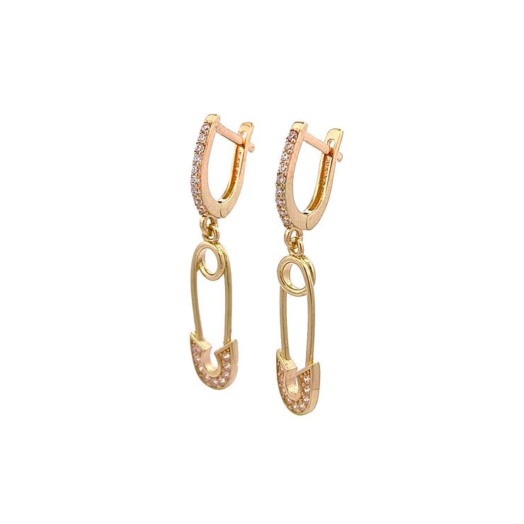 Gold Ladies Earrings (GE-14205)