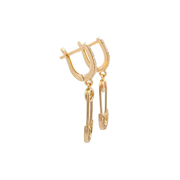 Gold Ladies Earrings (GE-14205)