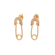 Gold Ladies Earrings (GE-14206)