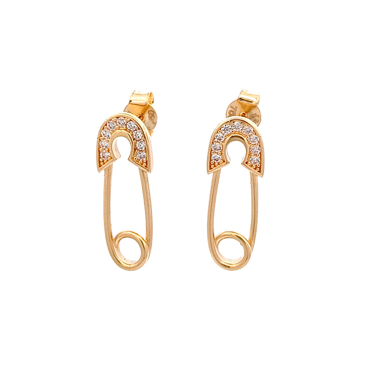 Gold Ladies Earrings (GE-14206)