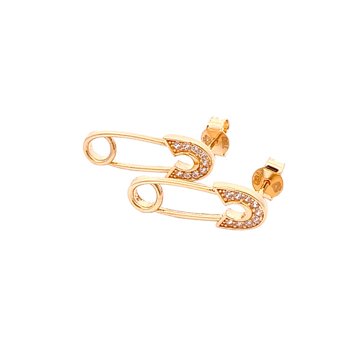 Gold Ladies Earrings (GE-14206)