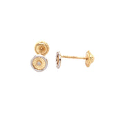 Gold Children's Earrings (GE-14344)