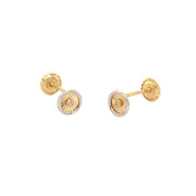 Gold Children's Earrings (GE-14344)