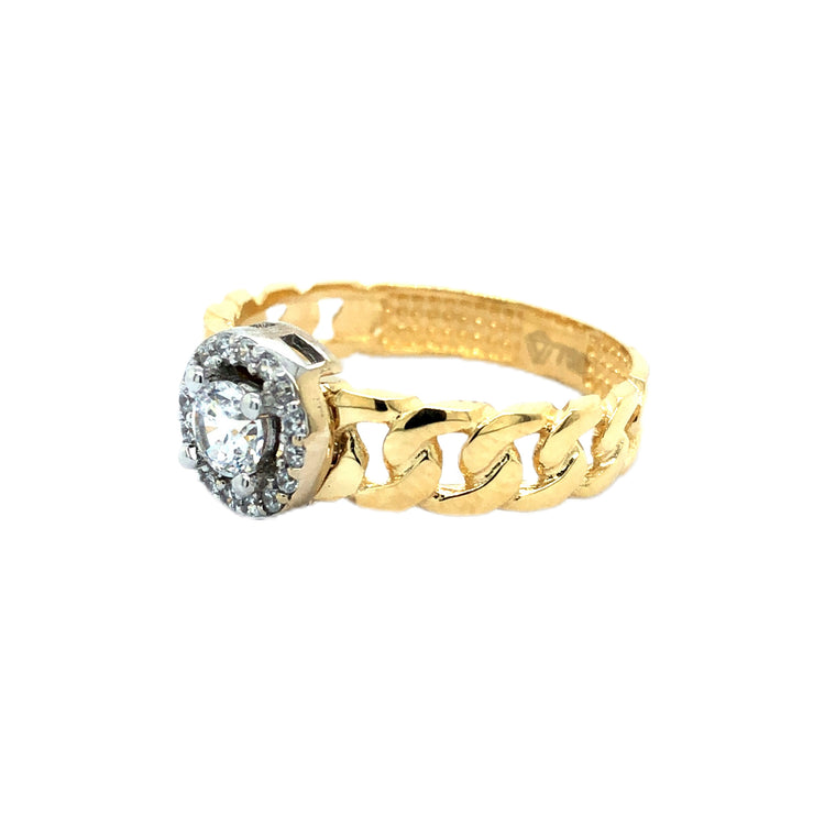 Gold Ladies Ring (GRL-5668)