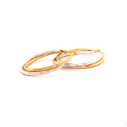 Gold Ladies Earrings (GE-12835)